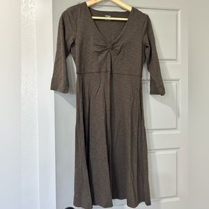 Horny Toad Rosalinda Brown Heather Dress